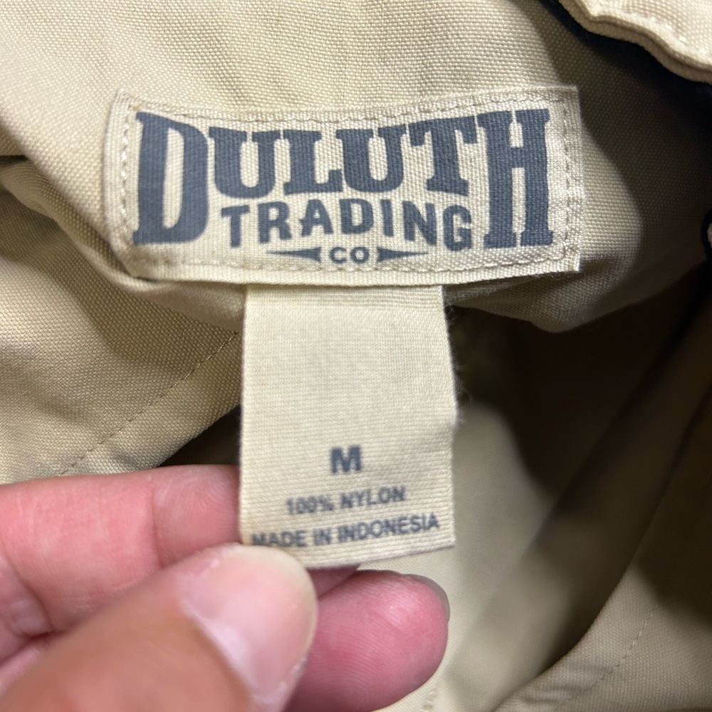 Duluth Trading Co Men's M Dry On the Fly Khaki Short 9” Inseam Elastic Waist - Picture 4 of 5